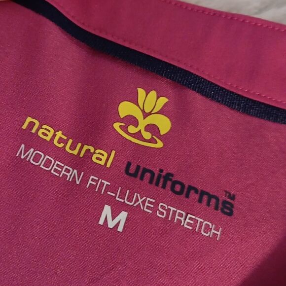 Natural Uniforms Cool Stretch V-neck Women's Scrub Top - Picture 7 of 8